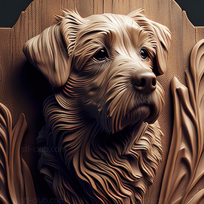 3D model st Hamiltonstevare dog (STL)